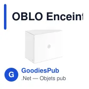 Enceinte sans fil personnalisable OBLO avec logo - Miniature 4