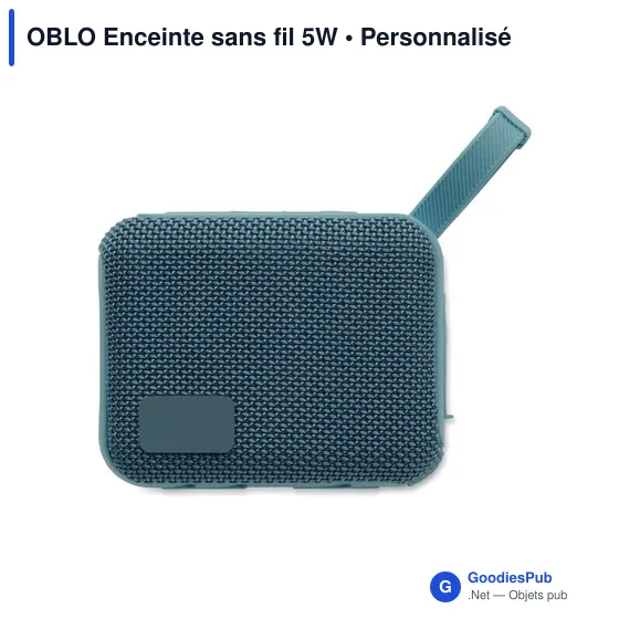 Enceinte sans fil personnalisable OBLO avec logo - Image 7