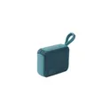 Variante bleu pétrole - Enceinte sans fil personnalisable OBLO avec logo