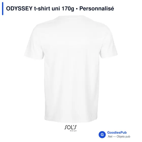 ODYSSEY t-shirt uni 170g - Image 11