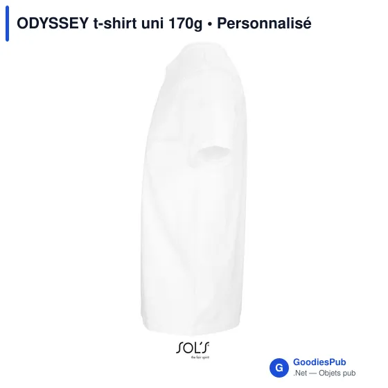ODYSSEY t-shirt uni 170g - Image 12