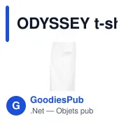 ODYSSEY t-shirt uni 170g - Miniature 3