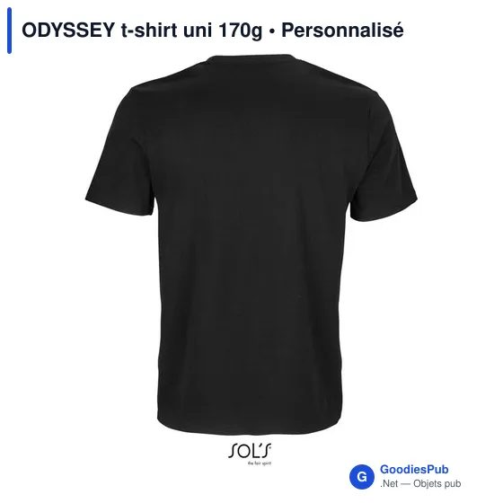 ODYSSEY t-shirt uni 170g - Image 5