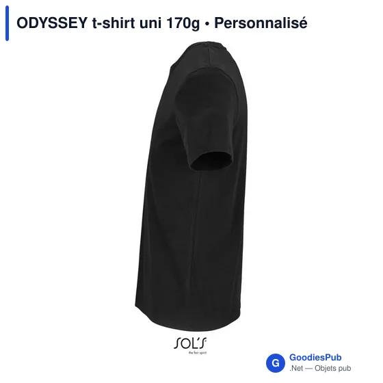 ODYSSEY t-shirt uni 170g - Image 6