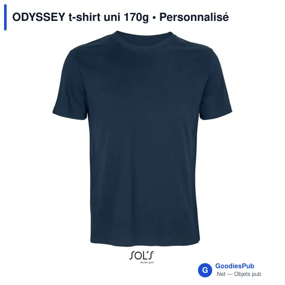 ODYSSEY t-shirt uni 170g - Image 7