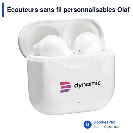 Écouteurs sans fil personnalisables Olaf RCS avec logo