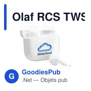 Écouteurs sans fil personnalisables Olaf RCS avec logo - Miniature 2