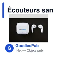 Écouteurs sans fil personnalisables Olaf RCS avec logo - Miniature 11
