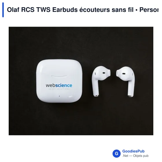 Écouteurs sans fil personnalisables Olaf RCS avec logo - Image 11