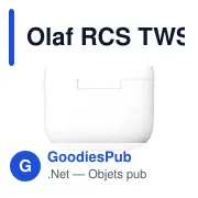 Écouteurs sans fil personnalisables Olaf RCS avec logo - Miniature 4