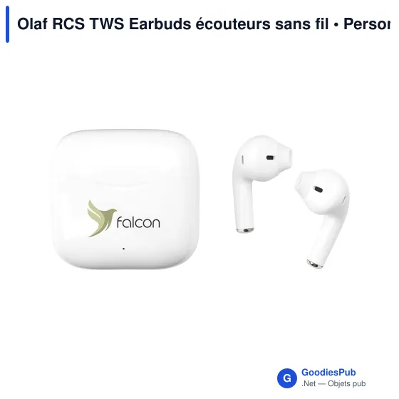 Écouteurs sans fil personnalisables Olaf RCS avec logo - Image 5