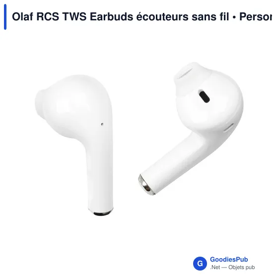 Écouteurs sans fil personnalisables Olaf RCS avec logo - Image 6