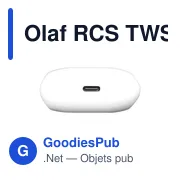 Écouteurs sans fil personnalisables Olaf RCS avec logo - Miniature 7