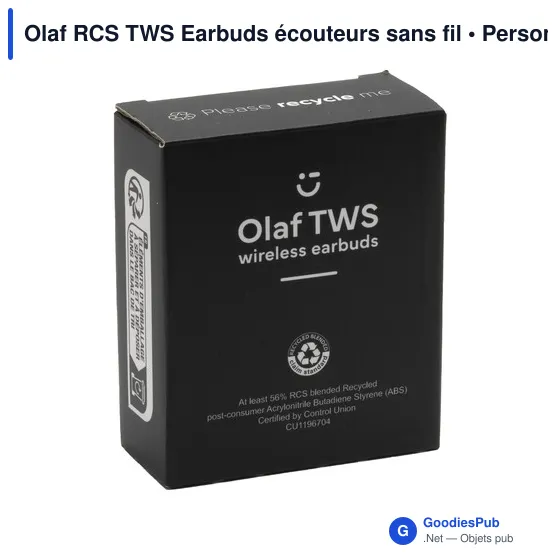 Écouteurs sans fil personnalisables Olaf RCS avec logo - Image 8