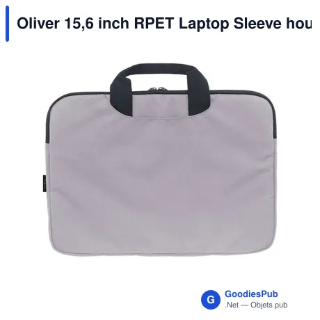 Oliver 15,6 inch RPET Laptop Sleeve house ordinateur personnalisé avec logo