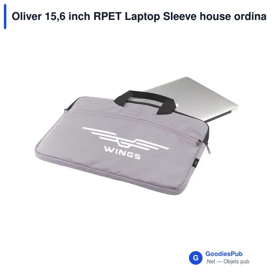 Oliver 15,6 inch RPET Laptop Sleeve house ordinateur personnalisé avec logo - Image 2