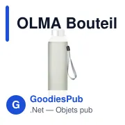 OLMA Bouteille en verre 500ml - Miniature 1