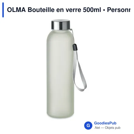 OLMA Bouteille en verre 500ml