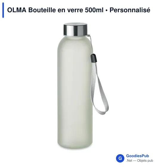 OLMA Bouteille en verre 500ml - Image 1