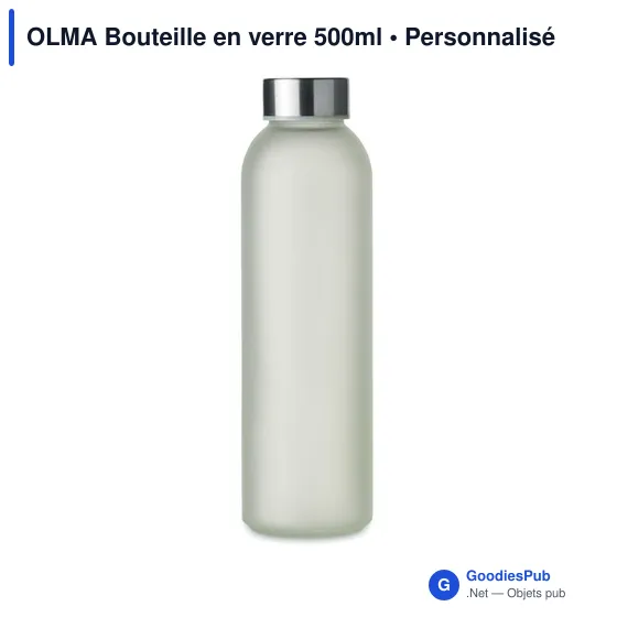 OLMA Bouteille en verre 500ml - Image 3