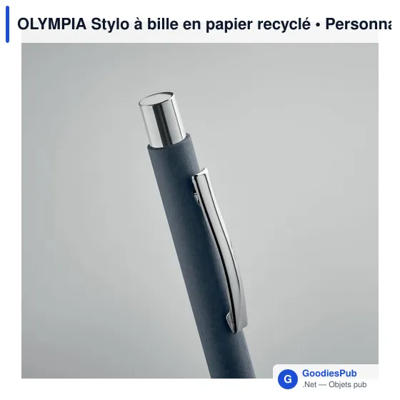 OLYMPIA Stylo à bille en papier recyclé - Image 3