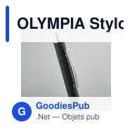 OLYMPIA Stylo à bille en papier recyclé - Miniature 6