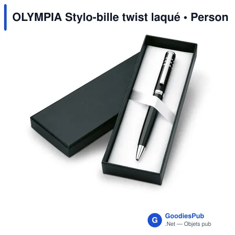 OLYMPIA Stylo-bille twist laqué