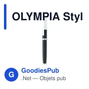 OLYMPIA Stylo-bille twist laqué - Miniature 2
