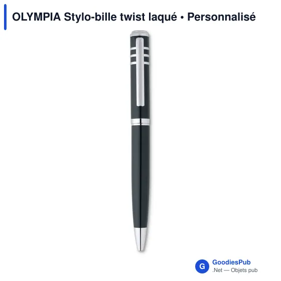 OLYMPIA Stylo-bille twist laqué - Image 3