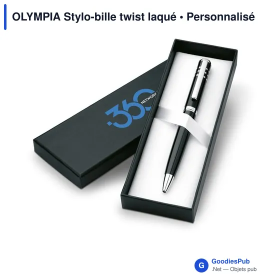 OLYMPIA Stylo-bille twist laqué - Image 4