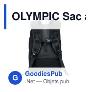 OLYMPIC Sac à dos de sport RPET 600D - Miniature 2