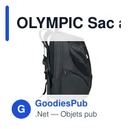 OLYMPIC Sac à dos de sport RPET 600D - Miniature 5