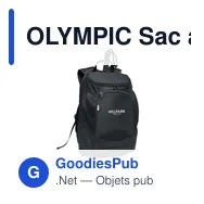 OLYMPIC Sac à dos de sport RPET 600D - Miniature 6