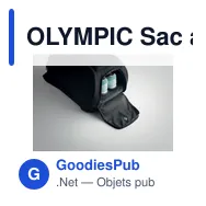 OLYMPIC Sac à dos de sport RPET 600D - Miniature 8