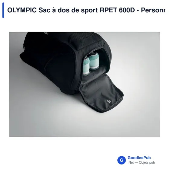 OLYMPIC Sac à dos de sport RPET 600D - Image 8