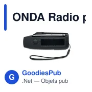 Radio portable personnalisable ONDA avec torche LED et logo - Miniature 8