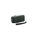 Variante vert foncé - Radio portable personnalisable ONDA avec torche LED et logo