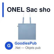 ONEL Sac shopping coton organique - Miniature 2