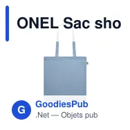 ONEL Sac shopping coton organique - Miniature 3