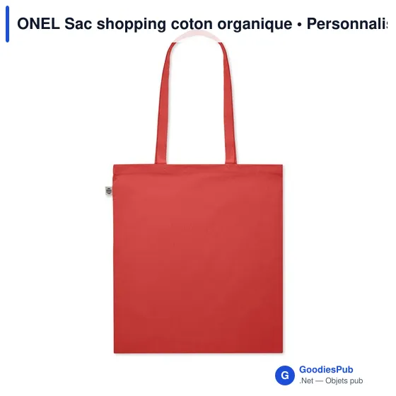 ONEL Sac shopping coton organique - Image 5