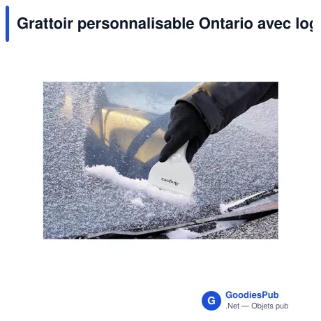 Grattoir personnalisable Ontario avec logo pour accessoires auto