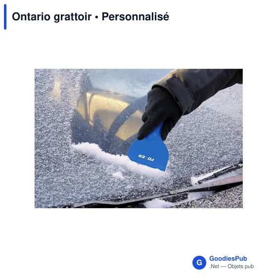 Grattoir personnalisable Ontario avec logo pour accessoires auto - Image 3