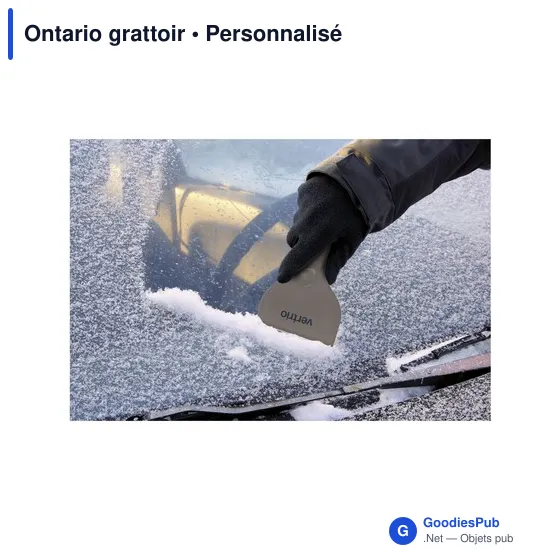 Grattoir personnalisable Ontario avec logo pour accessoires auto - Image 5