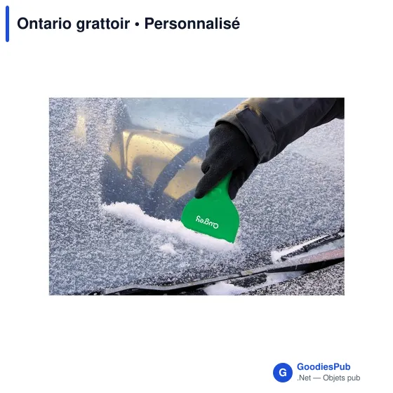 Grattoir personnalisable Ontario avec logo pour accessoires auto - Image 7