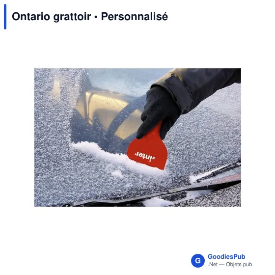 Grattoir personnalisable Ontario avec logo pour accessoires auto - Image 9
