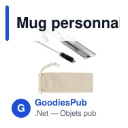 Mug personnalisable avec logo pour entreprise - Infuseur à thé - Miniature 1