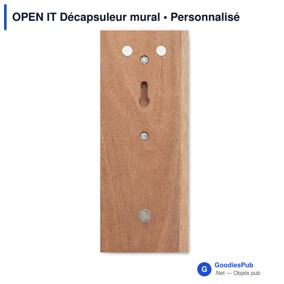 Décapsuleur mural personnalisable avec logo - IT - Image 2