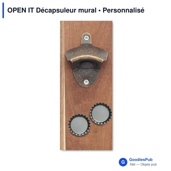 Décapsuleur mural personnalisable avec logo - IT - Image 3