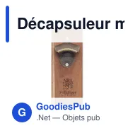 Décapsuleur mural personnalisable avec logo - IT - Miniature 4