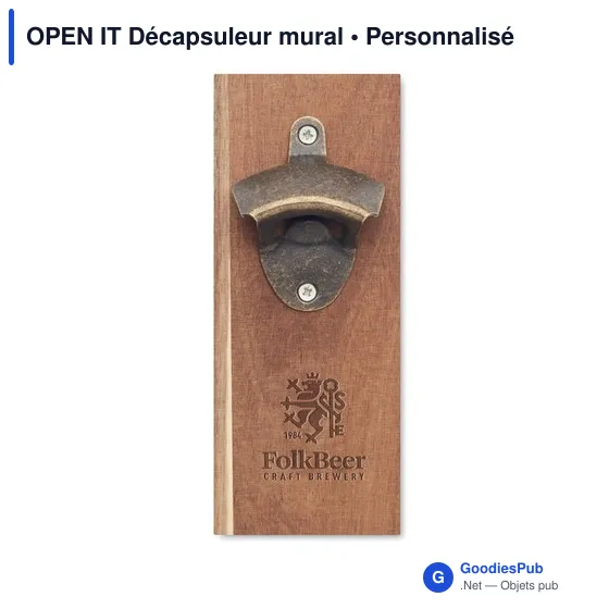 Décapsuleur mural personnalisable avec logo - IT - Image 4